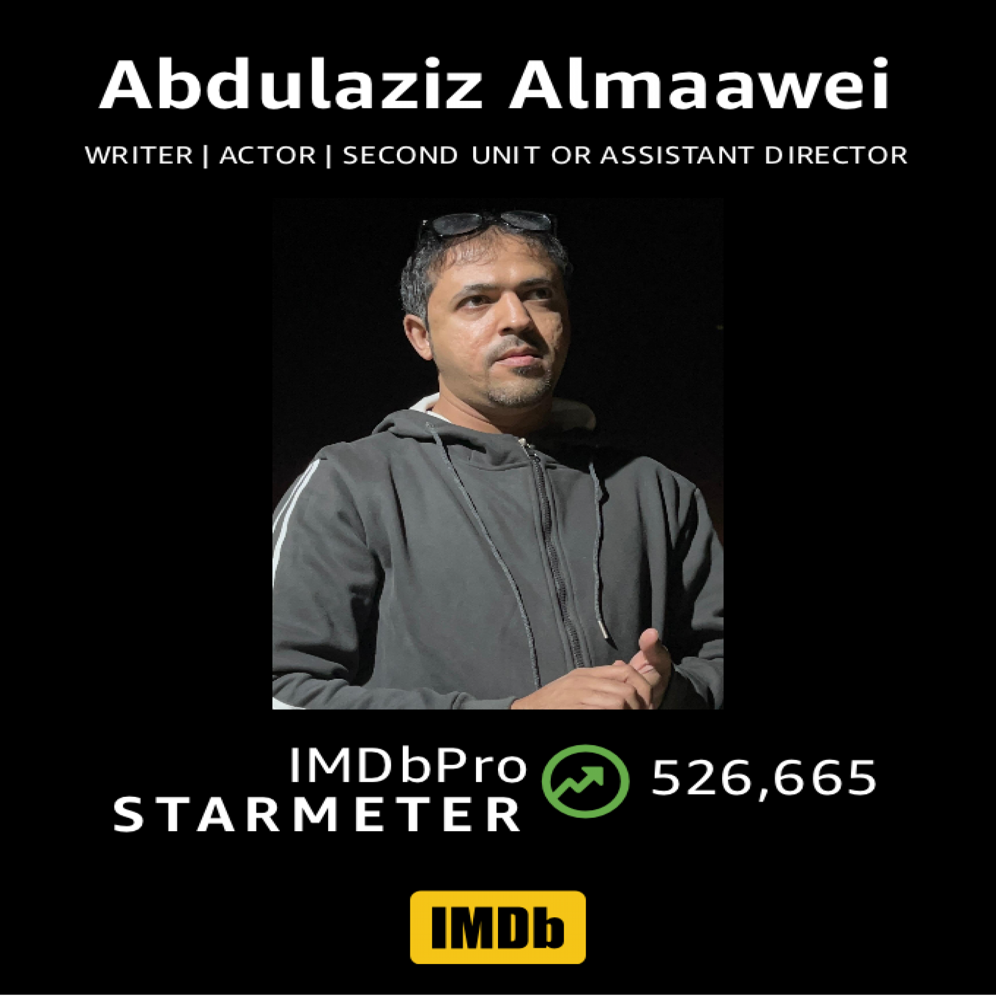 إعتماد أعمال المعاوي ب أكبر موقع للأفلام و المسلسلات التلفزيونية العالمية
